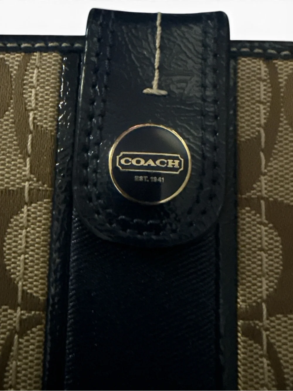 Coach trifold wallet